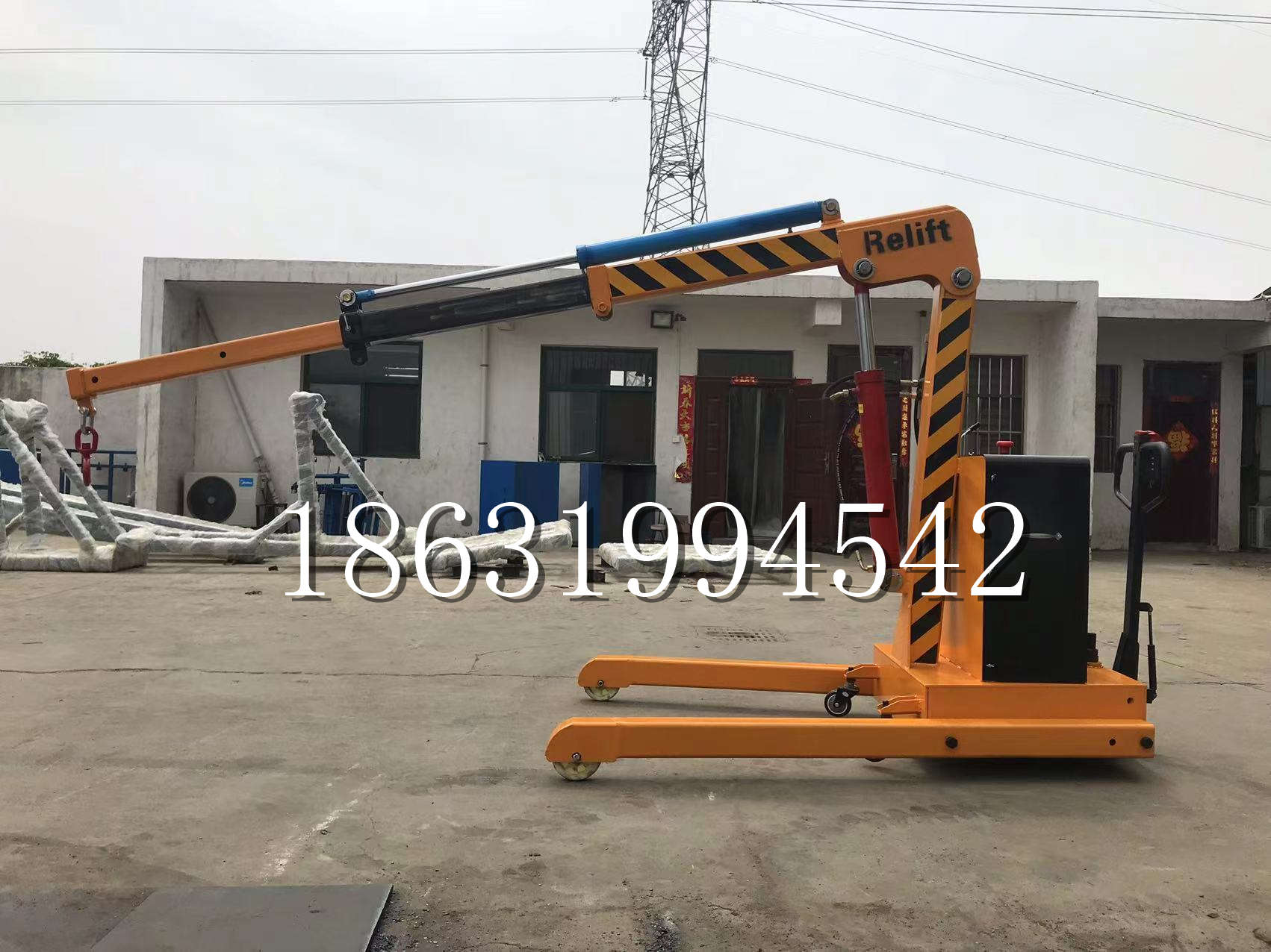 庄河市久征定做3吨三轮随车吊 农用园林绿化移树吊 平板工程用小吊机